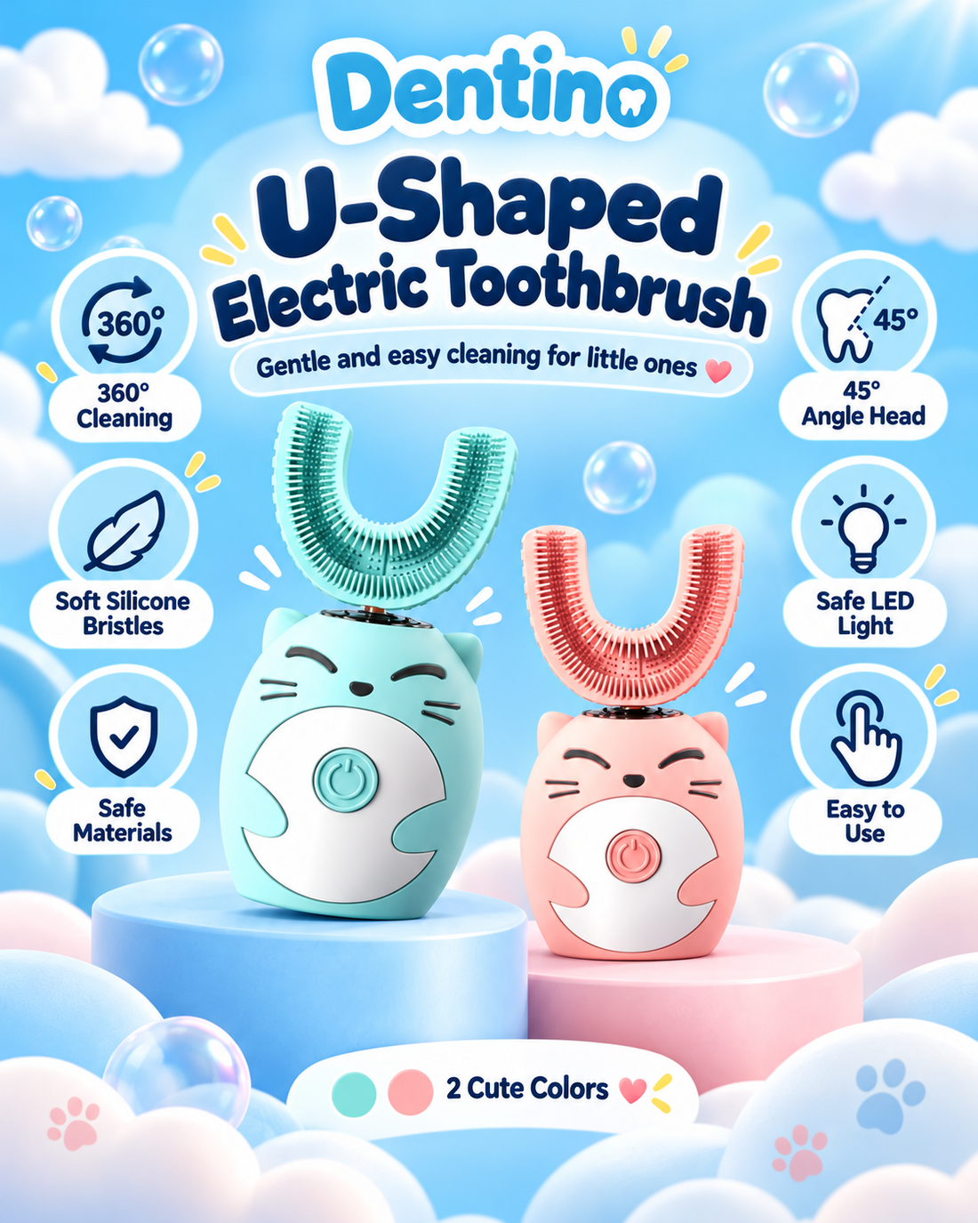 Dentino – Spaziolino Elettrico a U per Bambini